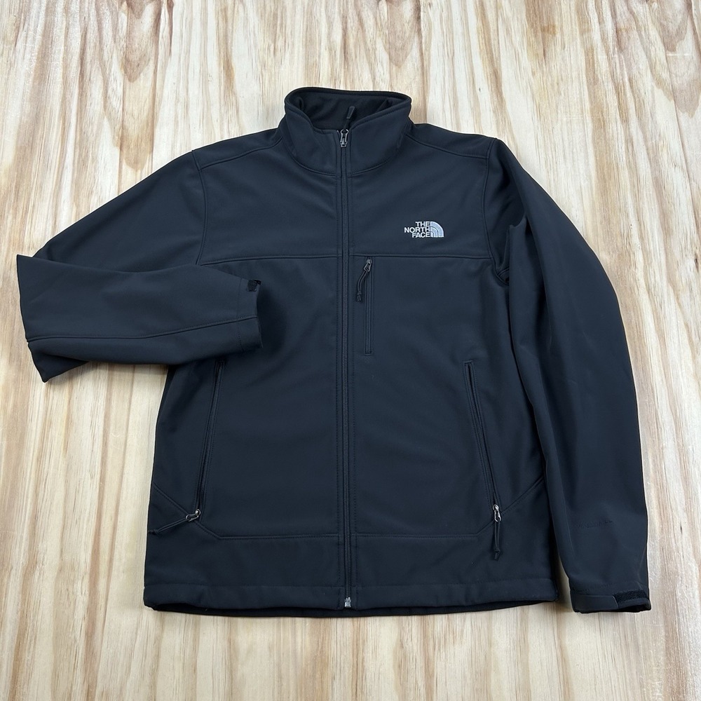 The North Face Mens S WindWall Full Zip Outdoor Softshell Jacket Hiking Coat
